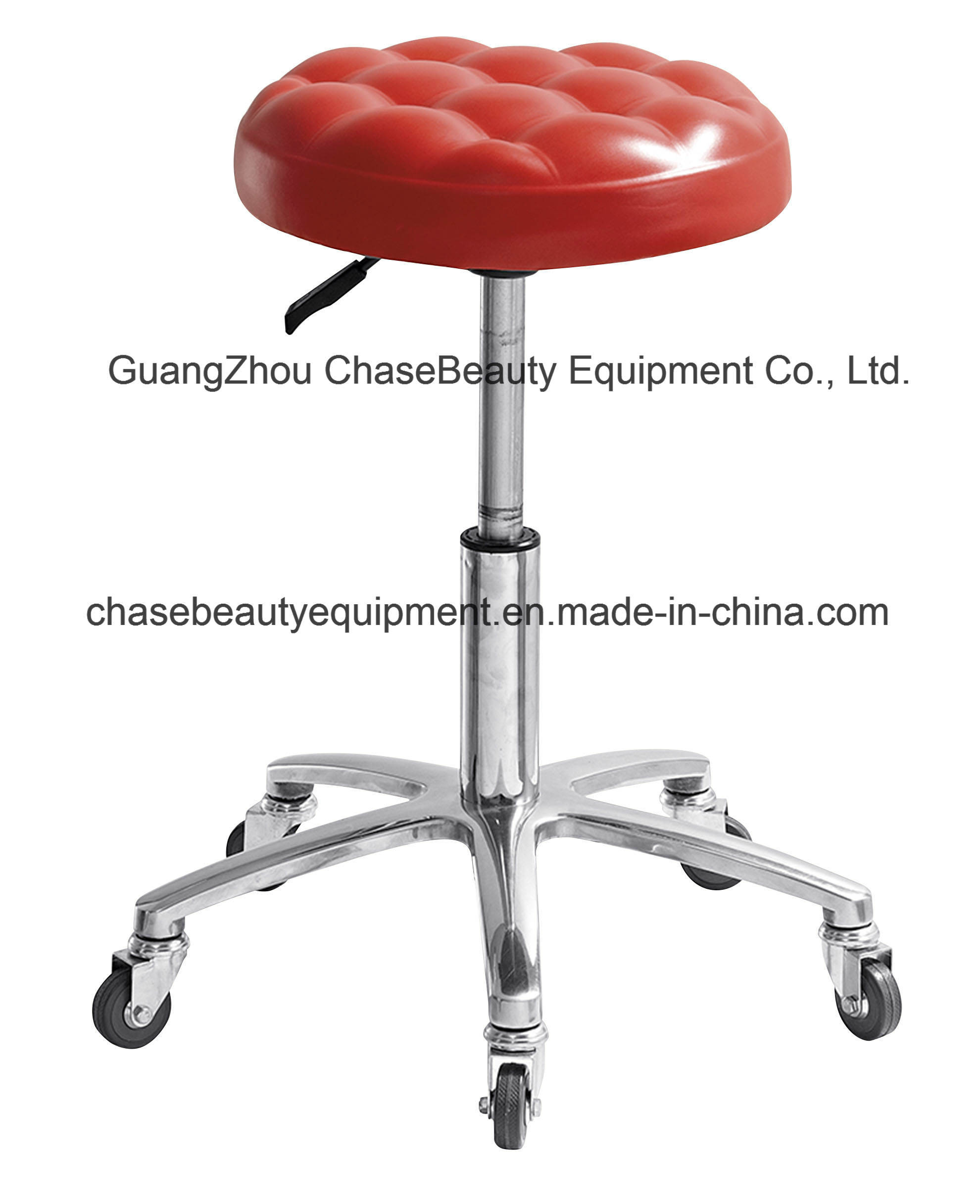 Red Cheap Stool Chair Master Chair Salon Chair for Selling