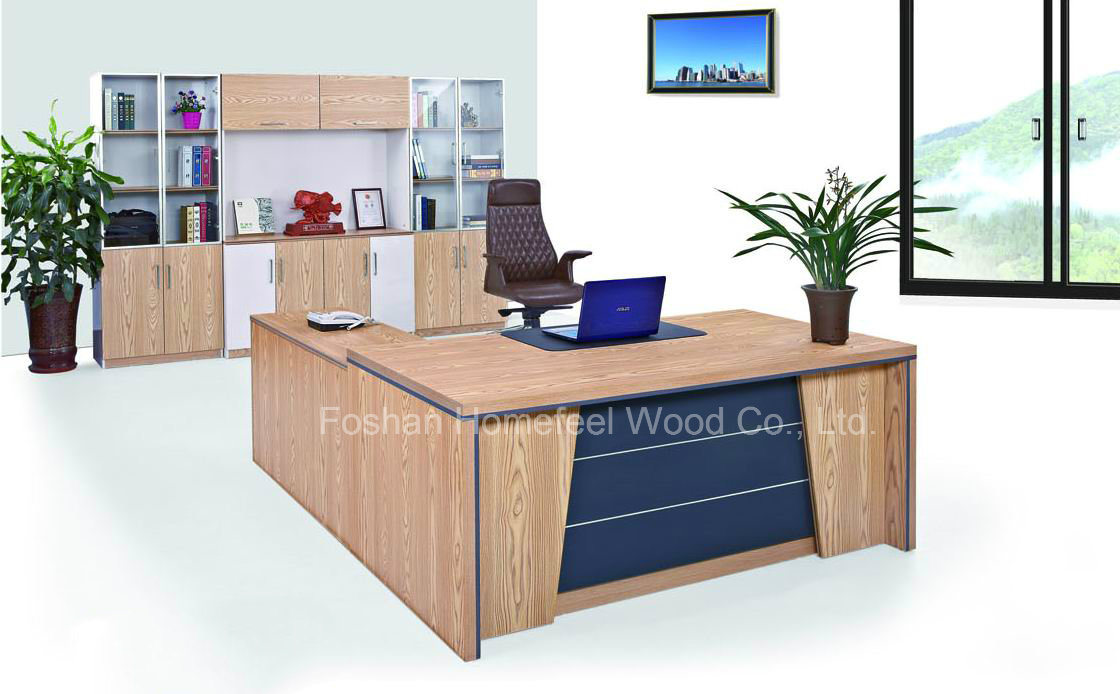 Wooden Office Furniture MFC Manager Desk Executive Table (HF-B260)