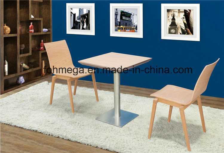 Wood Indoor Two Seater Chinese Restaurant Furniture (FOH-BCA86)