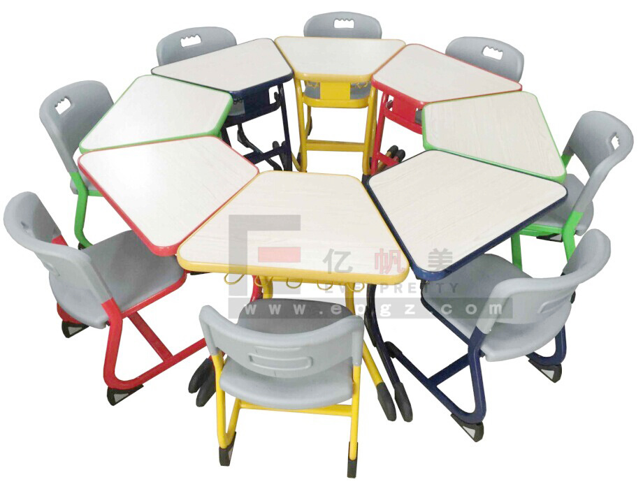 Preschool Education Study and Party Table and Chair for Children (SF-132F)