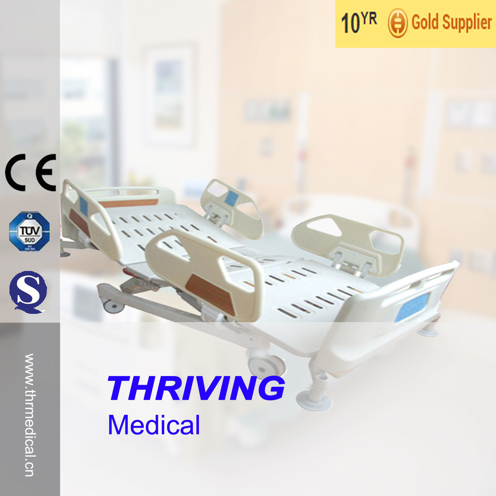 Thr-Ebw509 High Quality Hospital 5 Function Electric Bed