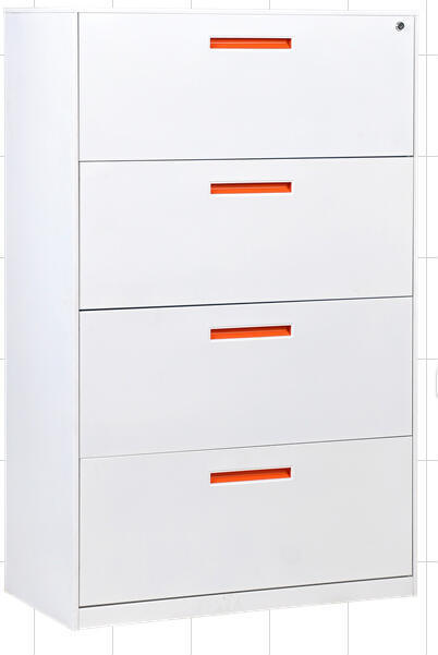 Factory Manufacture Metal Lateral 4 Drawer File Storage Cabinet