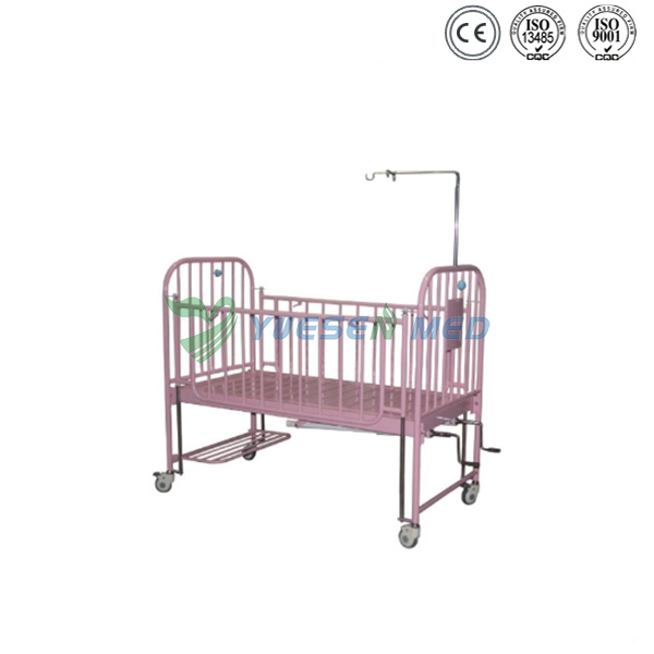 High Quality Stainless Steel Yshb-Et2 Children Baby Manual Hospital Bed