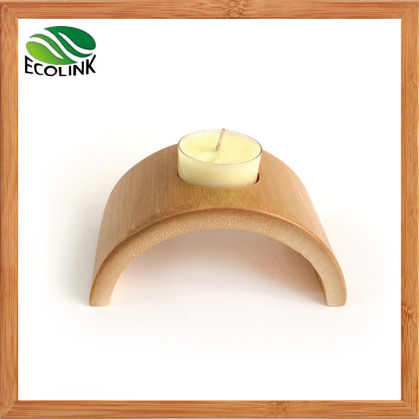 Nature Bamboo Candle Holder for Home Decoration