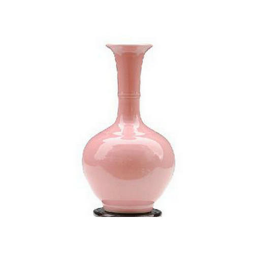 Chinese Porcelain Pink Vase Lw899