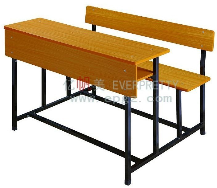 Classroom Furniture Student Table with Chair Attached