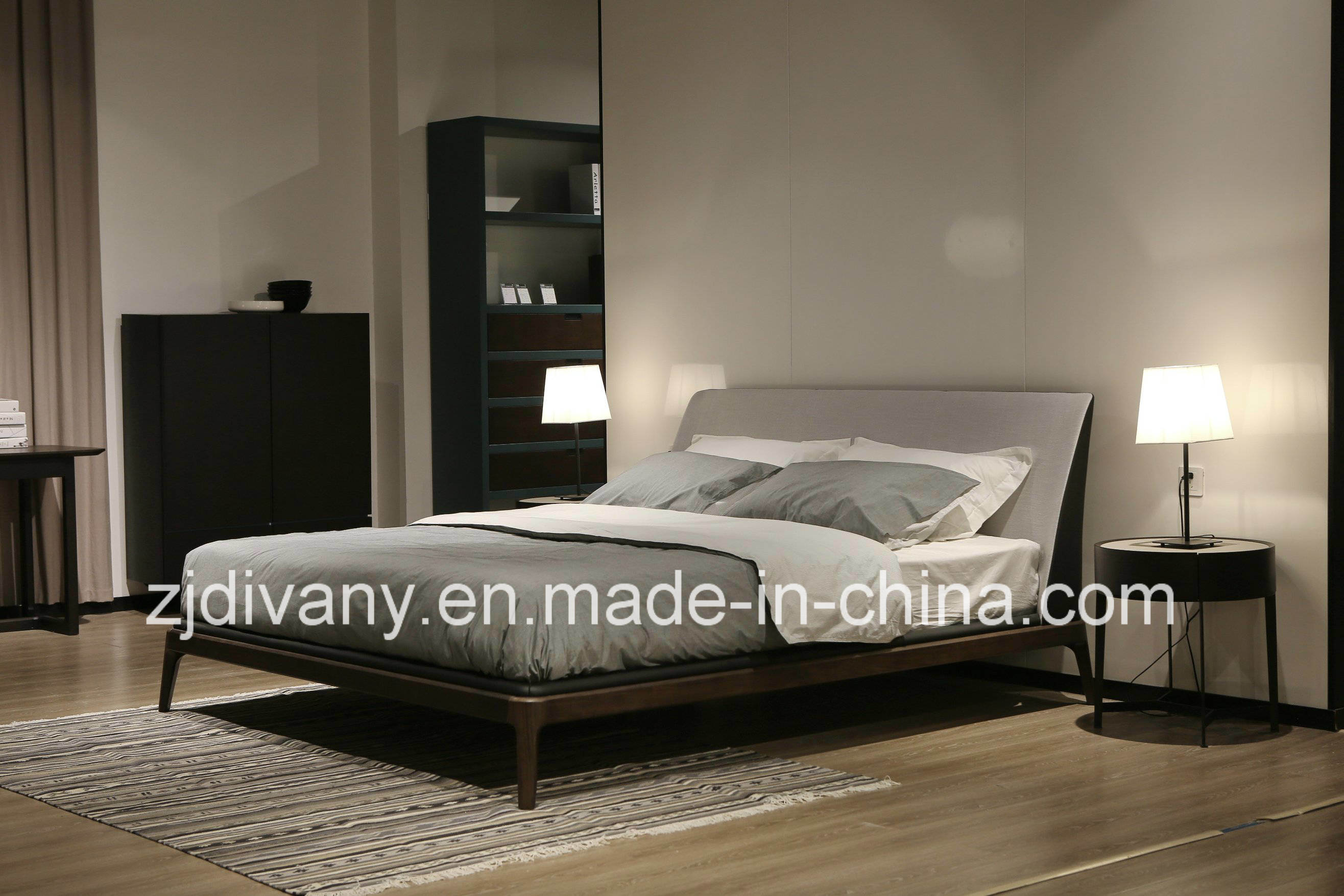 European Style Home Furniture Bedroom Bed Furniture (A-B44)