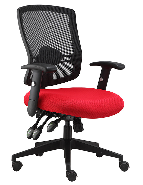 Functional Mechanism Back Cushion Office Chair Mesh Back Computer Office Chair