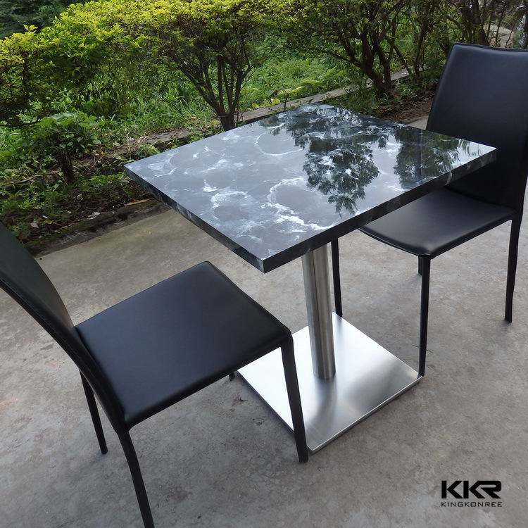 Modern Solid Surface Restaurant Table and Chairs