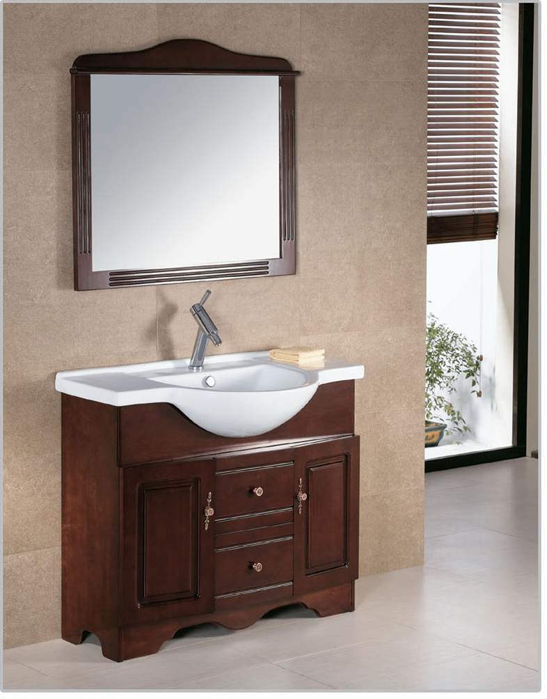 Bathroom Shower Cabinet with Solid Wood