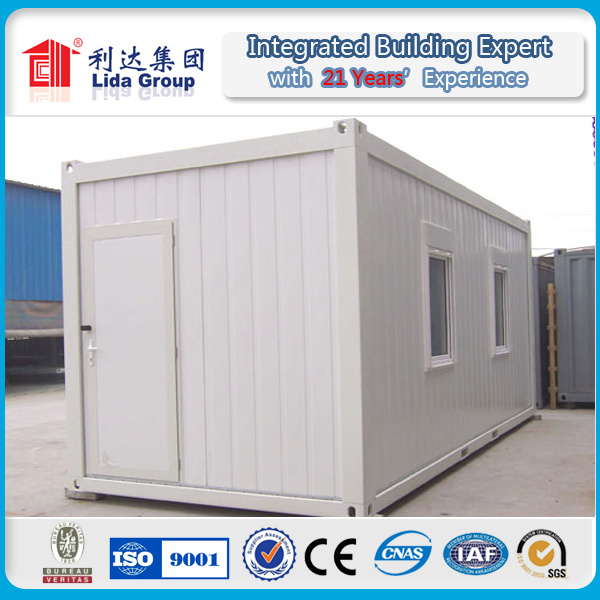 Steel Prefab 20 or 40FT Flat Packed Sandwich Panel Container