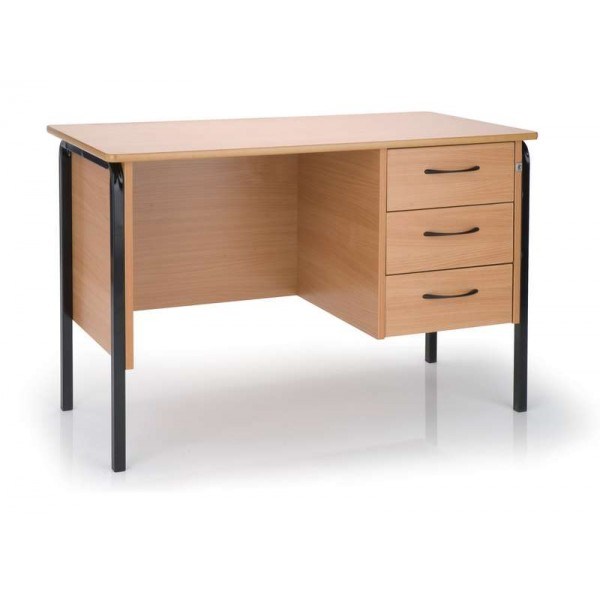 New Design School Desk Teacher Table with Wire Hole