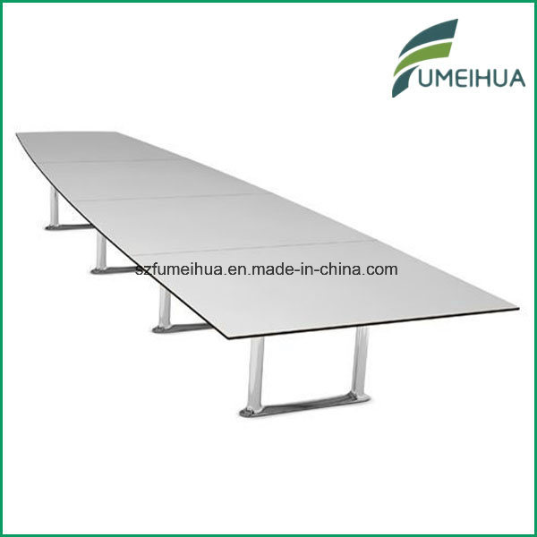 Long and Big Office Meeting Desk in Phenolic Laminate Panel