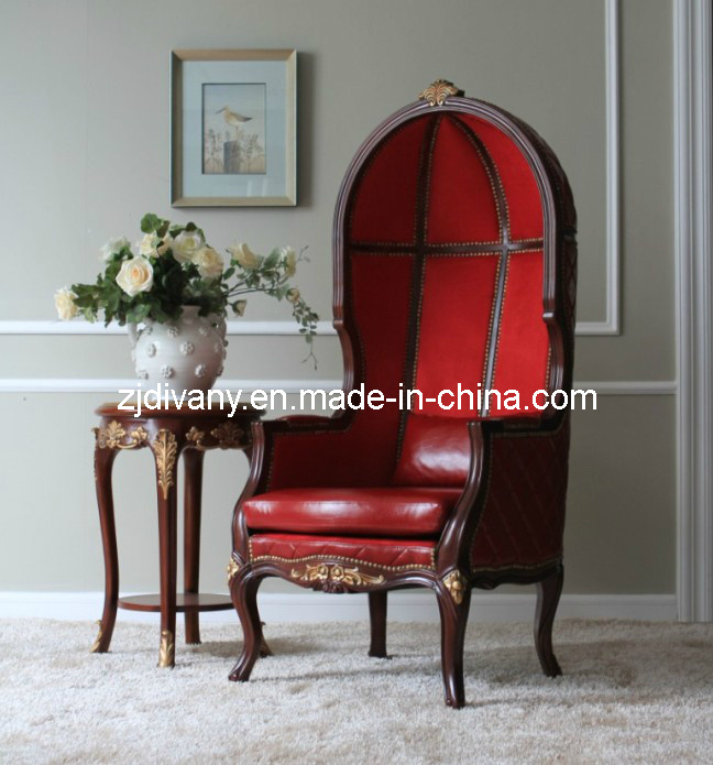 Neo-Classical Living Room Leather Pumpkin Chair King's Chair (3003)