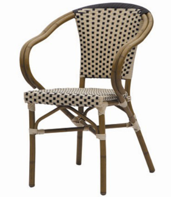 French Patio Rattan Wicker Chair (BC-08017)
