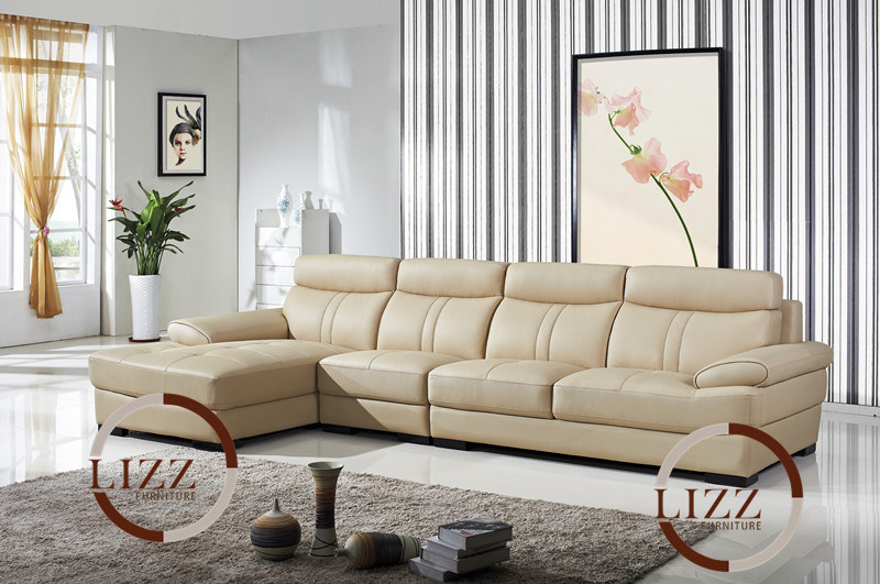 2016 China Modern Living Room Leather Sofa L. P551