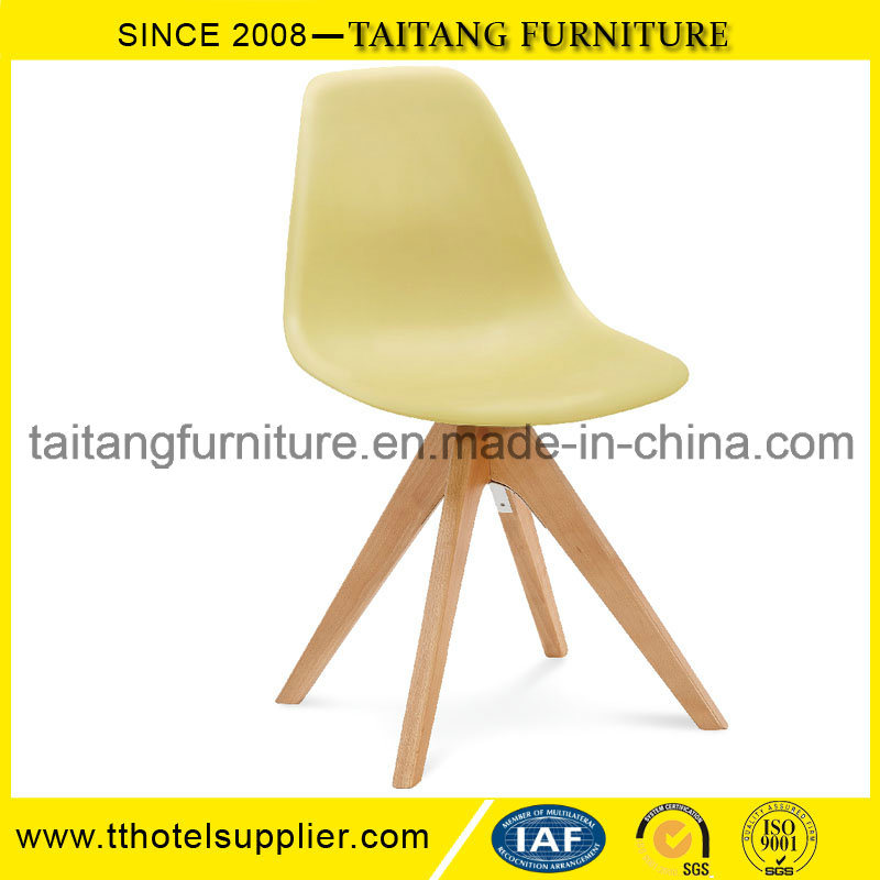 High Quality Elegant Wooden Leg Leisure Chair Desk Chair