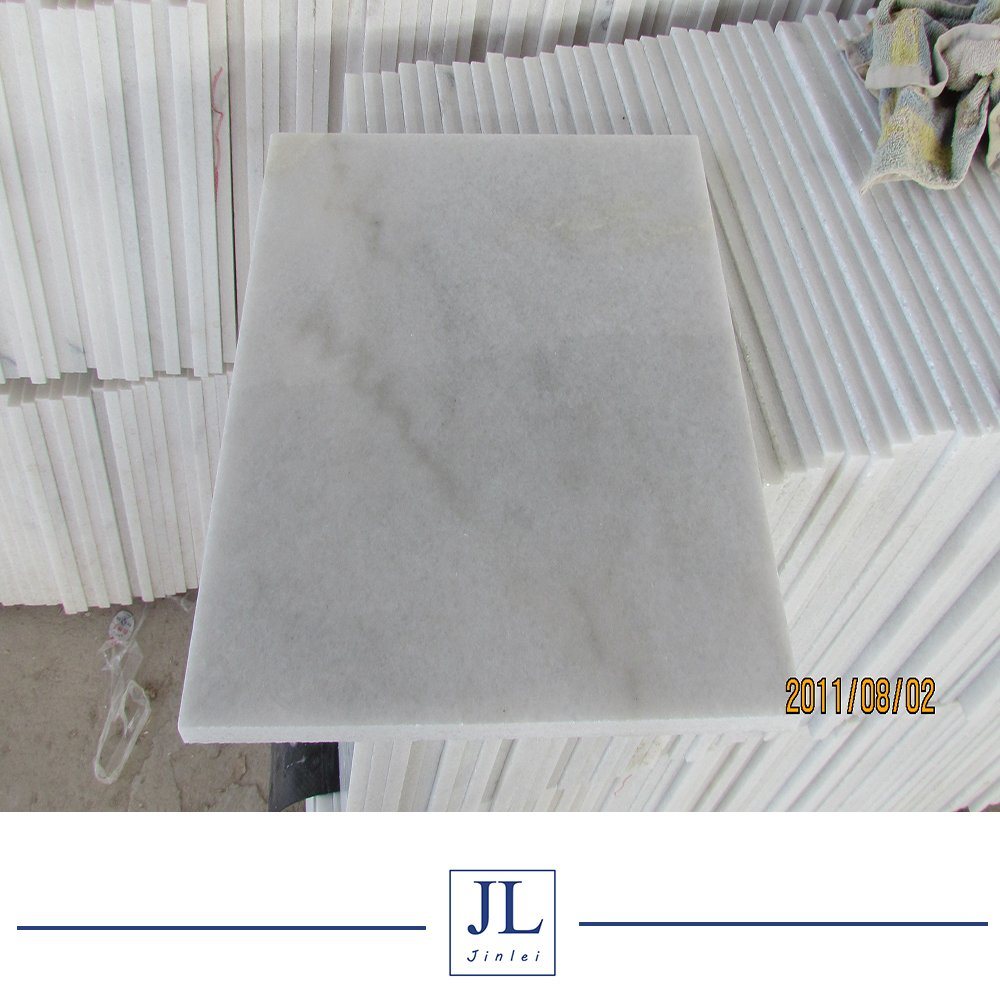 Natural Stone Chinese Polished Guangxi/Bianco Carrara White Marble for Slabs, Tile Countertop Interior Decoration Marble Price