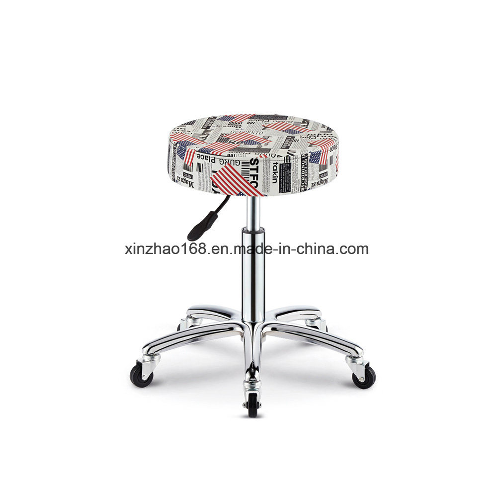 Modern Reclining Adjustable Metal Chair Bar Stool High Bar Chair