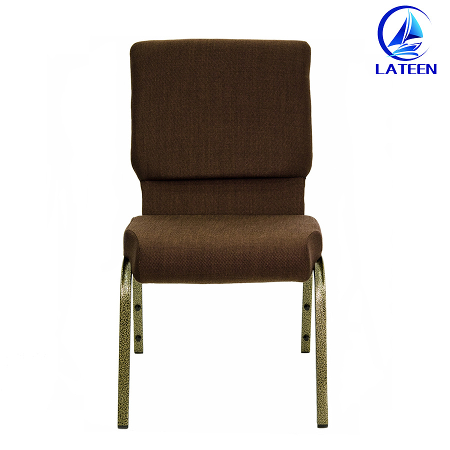 Commercial Furniture Good Quality Comfortable Metal Frame Church Chair (LT-M009)