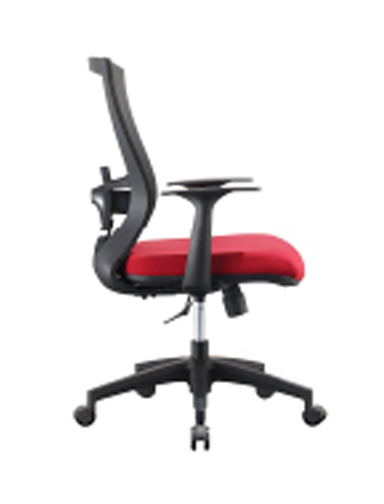 Modern Red Black Mesh Hospital Doctor Office Staff Computer Chair