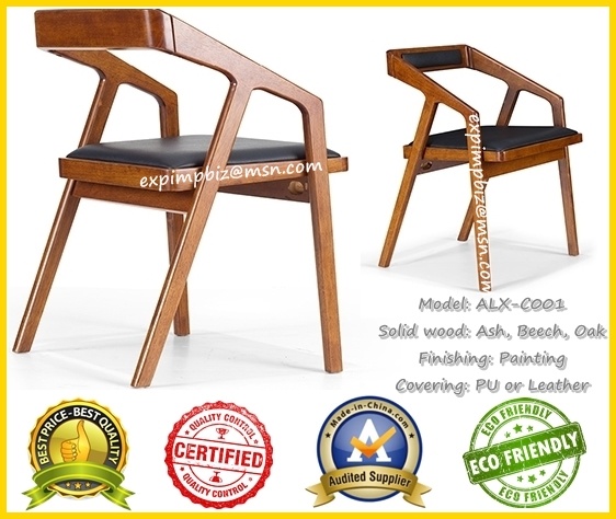 Solid Wood Chair for Restaurant (ALX-C001)