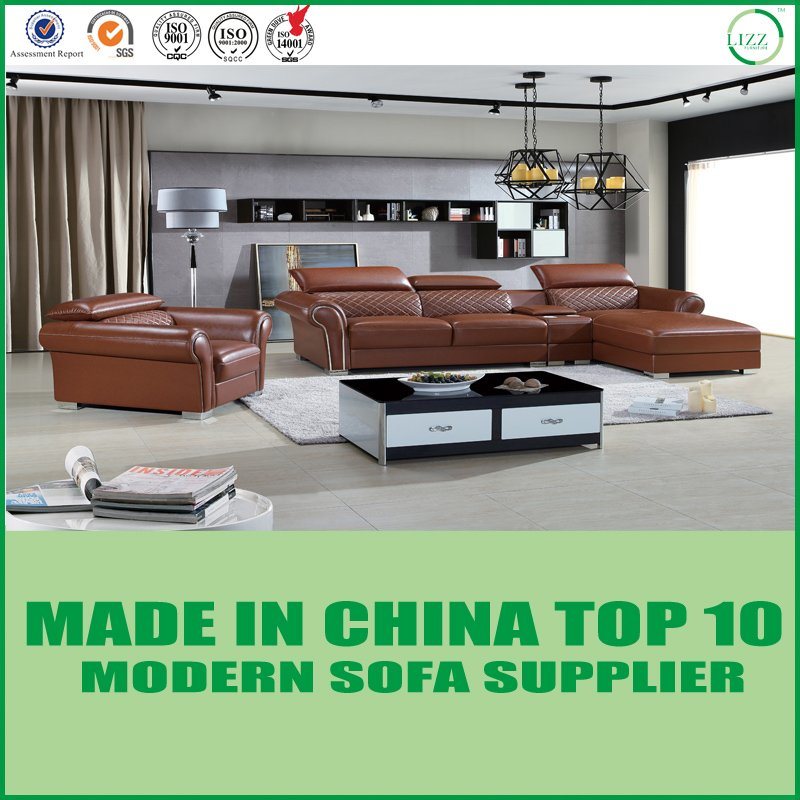 Modern Furniture Home Sectional Leather Sofa