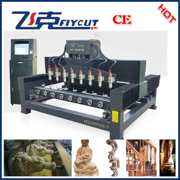 China Professional 4 Axis CNC Router, Atc Engraving Machine Rotary, Wood CNC Router Price for Furniture