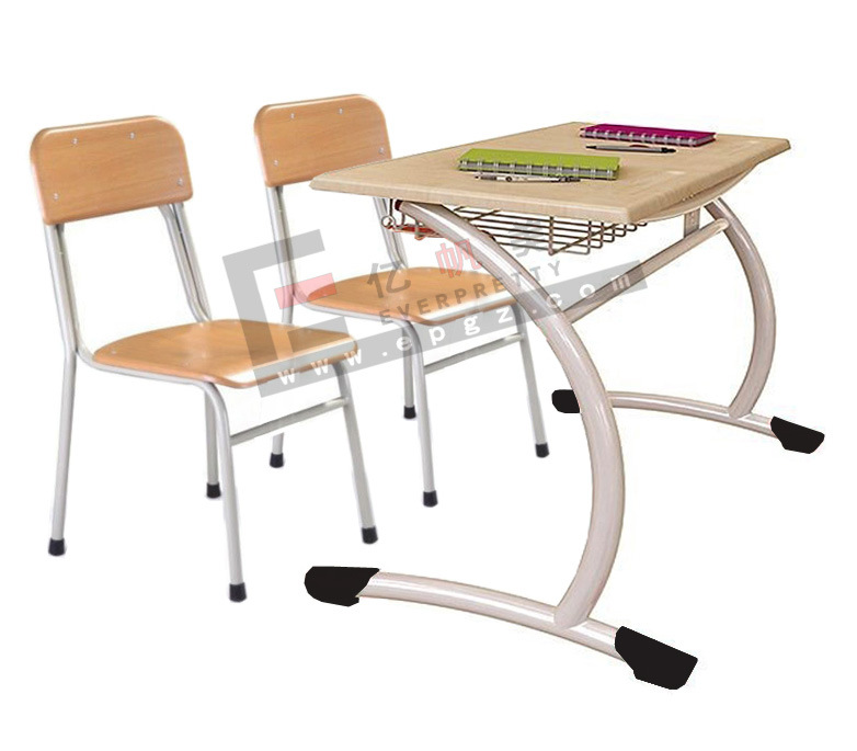 Adjustable Metal Desk and Chair for School Classroom Furniture of Student Sf-39d