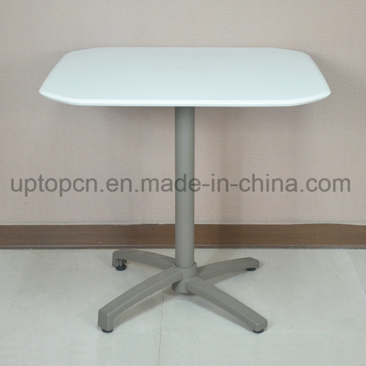Outdoor Garden Square Table with Aluminum Leg and Polypropylene Table Top (SP-AT380)