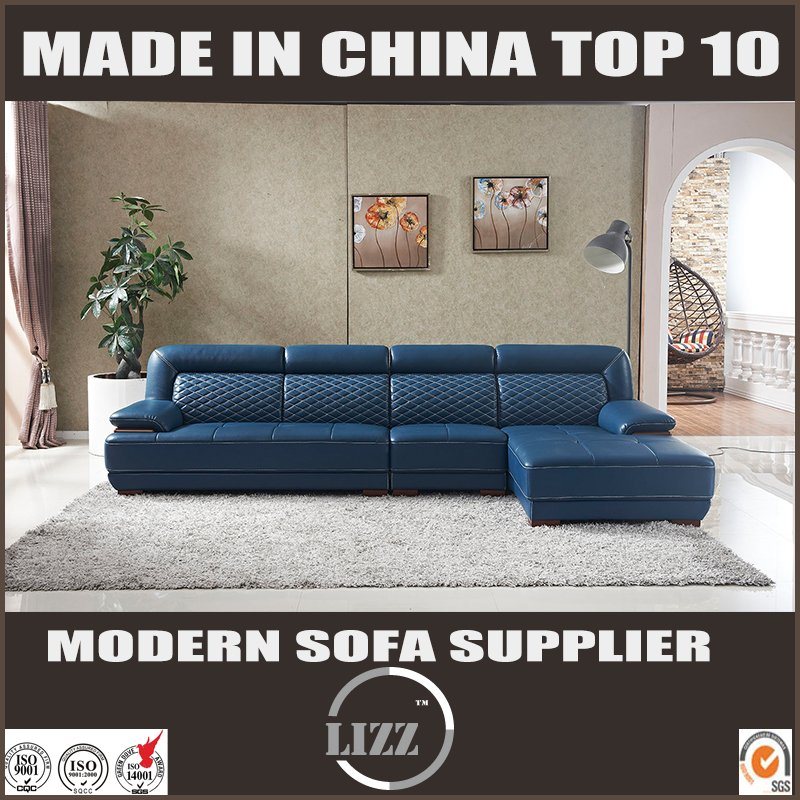 Modern Couch Italian Design L Shape Leather Sofa
