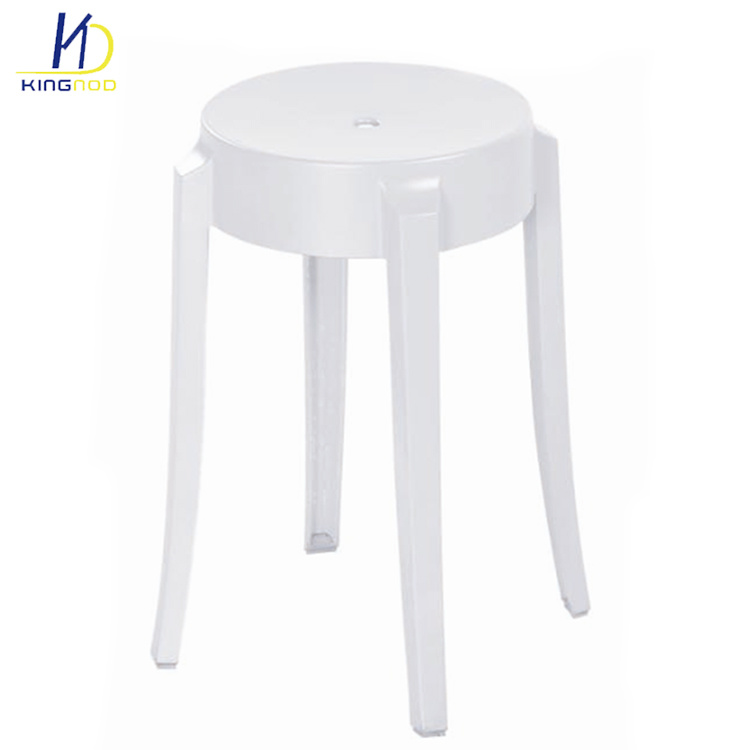 Cheap Popular Dining Outdoor Round Top Stackable PP Plastic Stool