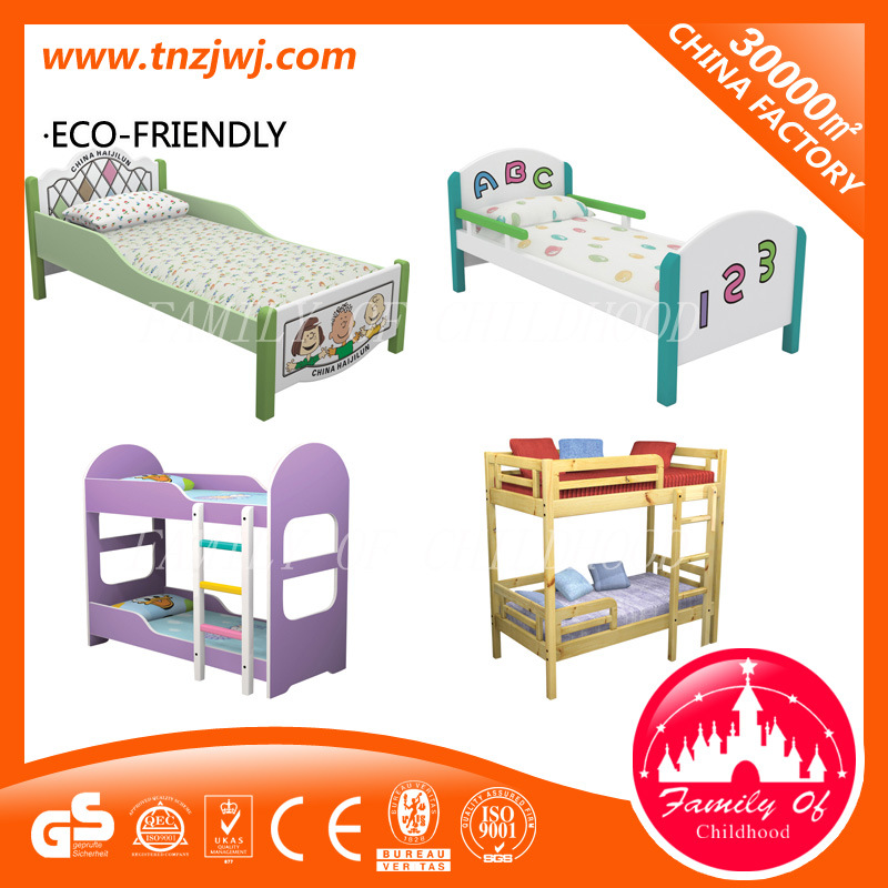 Various Solid Wood Bed Children School Bed with Cabinet