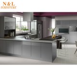 Grey Color Wooden Furniture High Glossy Kitchen Cabinet