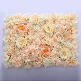 High Quality Customized 60*40cm Rose Artificial Flower Wall for Wedding Decoration Stage Background Decoration