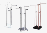 Zhuoyu Manufacturing Metal Garment Rack with 4 Hanging Bars