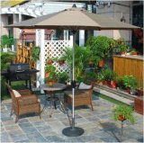 Outdoor Garden Patio Hotel Home Store Restaurant Aluminum Dia2.7m Beach Umbrella with 4 Colour (J845)