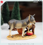 Cheap Price Christmas Resin Decoration Manger Miniature Animal Figurine
