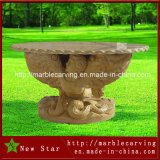 Cheap Stone Carving Beige Table for Yard Mt1715