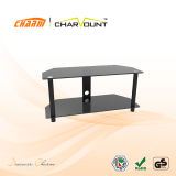Classial 2 Tiers Tempered Glass LCD Plasma TV Stand (CT-FTVS-K101BS)