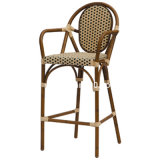 Outdoor Bamboo French Rattan Bistro Barchair (BC-08019)
