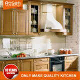 Oak Wood Rural Style Online Custom Kitchen Cabinet