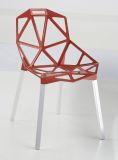 Modern Design Aluminum Metal Structure Dining Chair