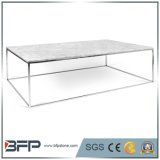 Fancy Square Marble Top Coffee Table for Dining Room