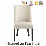 Simple Style Wooden Restaurant Furniture Fabric Dining Chair (HD453)