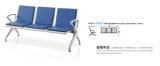 New Design Steel Chair Public Hospital Waitting Chair Visitor Chair 4 Seater Airport Chair with Cushion D66# in Stock