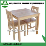 Solid Wood Dining Room Furniture with 2 Chairs (W-DF-0621)