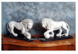 Natural Marble Stone Animal Sculpture for Garden/Outdoor Decoration
