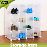 Living Room Modern Plastic Shoe Organizer Display Storage Cabinet