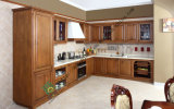 Us Style Solid Wood Kitchen Cabinets Made in China (zs-302)